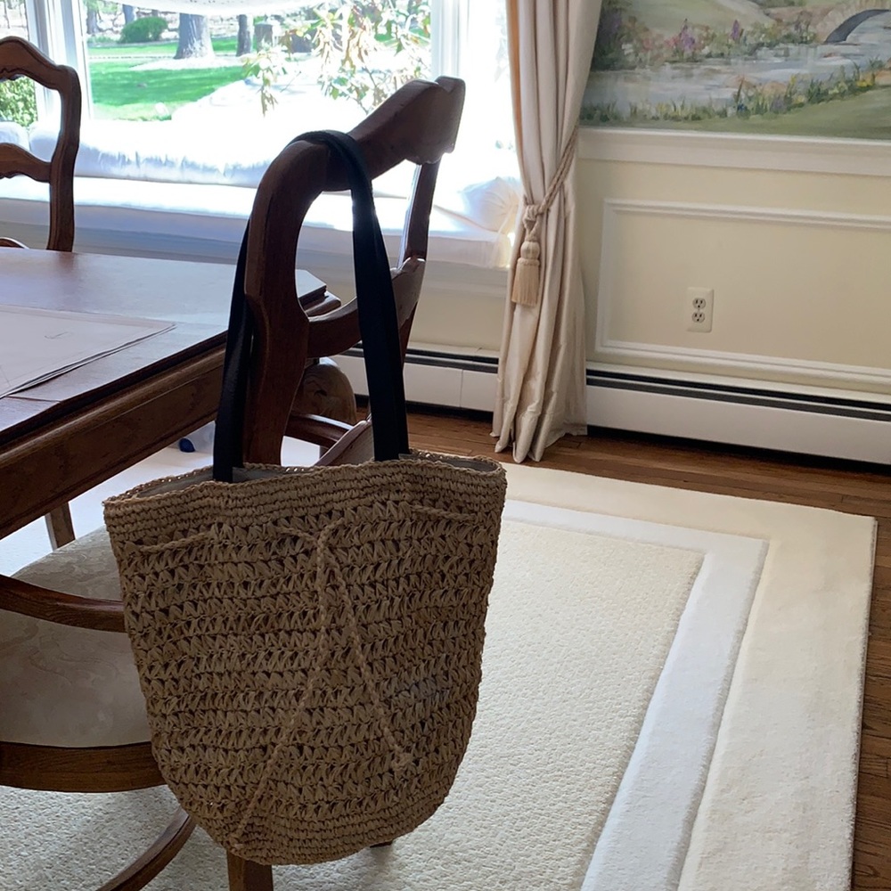 Scoop NYC Straw HOBO Beach Bag